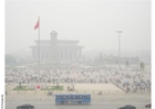 Tienanmn Square with smog