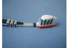 Photo toothbrush with toothpaste