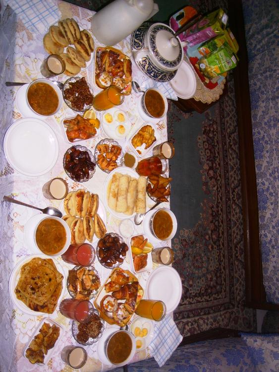 traditional ramadan meal