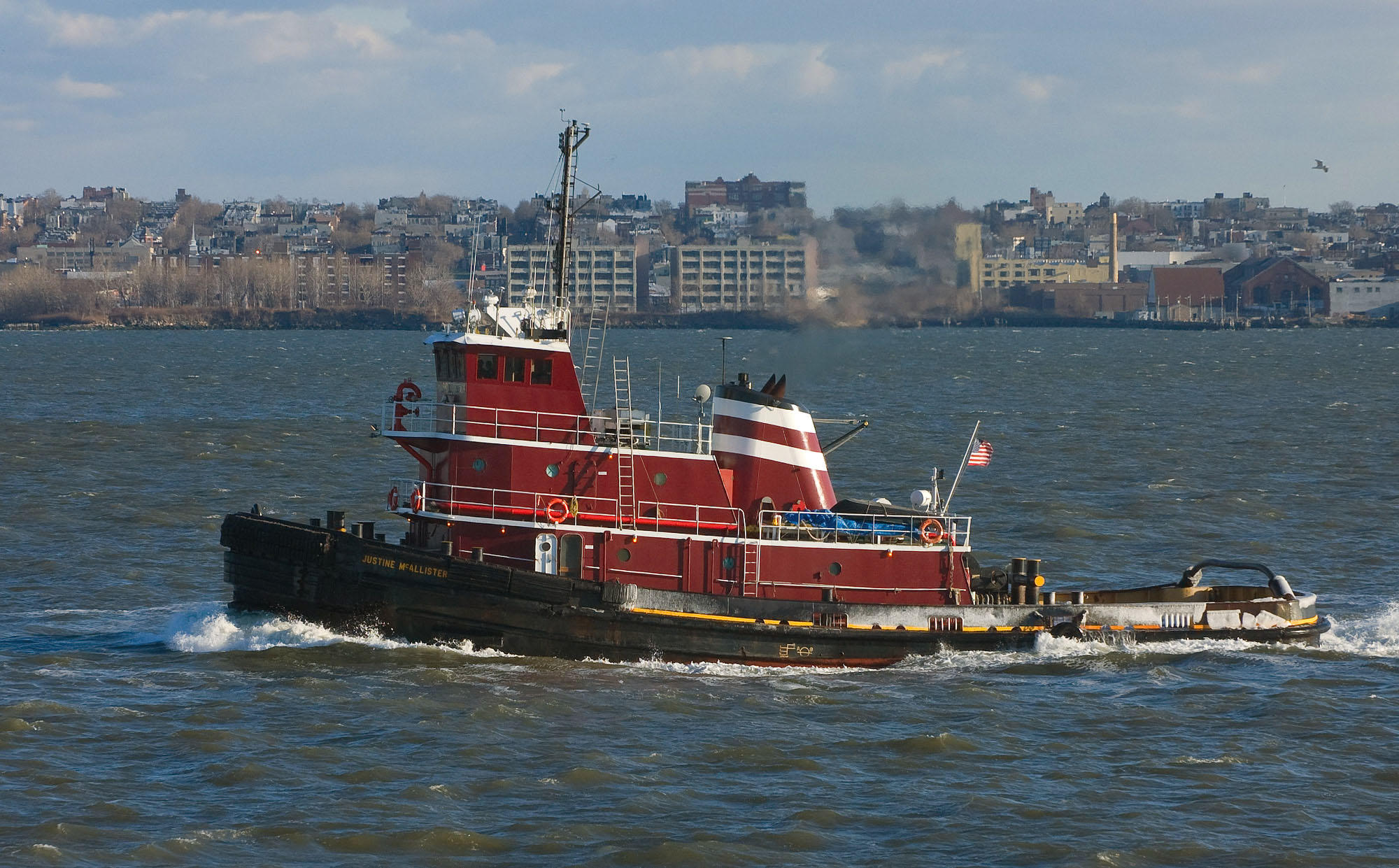 Photo Tugboat in New York harbour