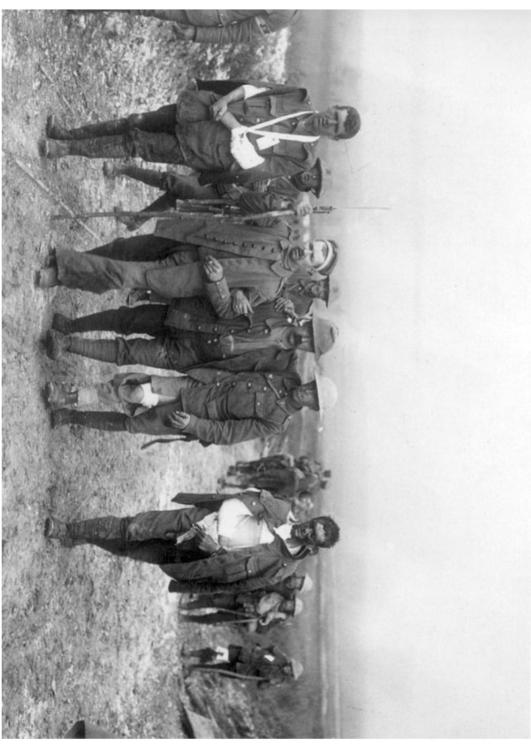 wounded British soldier